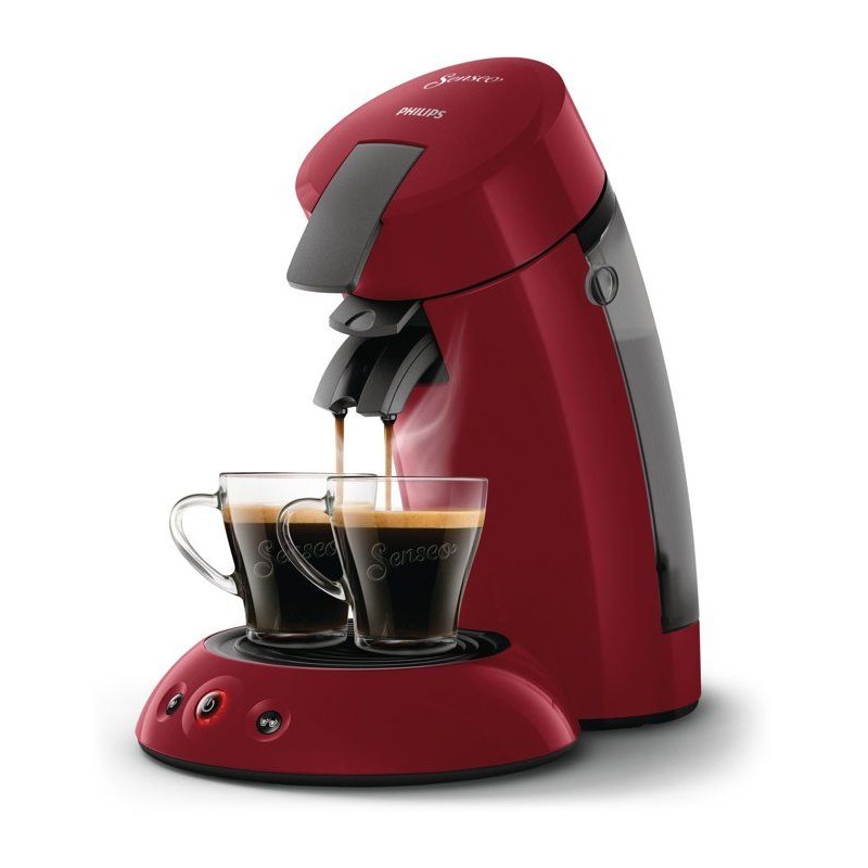 Cafetiere a dosette - PHILIPS - SENSEO - HD6553/81 - Original - Rouge