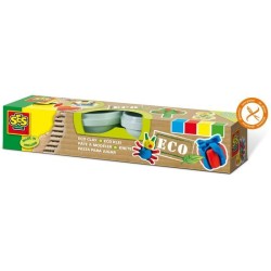 Pâte a modeler écologique SES CREATIVE 24911 - 4x90 g - Multicolore -