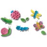 Pâte a modeler écologique SES CREATIVE 24911 - 4x90 g - Multicolore -