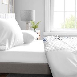 Drap housse - HOME LINGE PASSION - HP71772 - 180 x 200 cm + 30 cm bonnet - Mi...