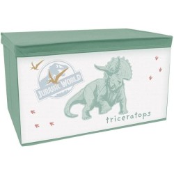 FUN HOUSE Jurrasic World Coffre a jouets dinosaures - Pliable - 55,5 x 34,5 x...