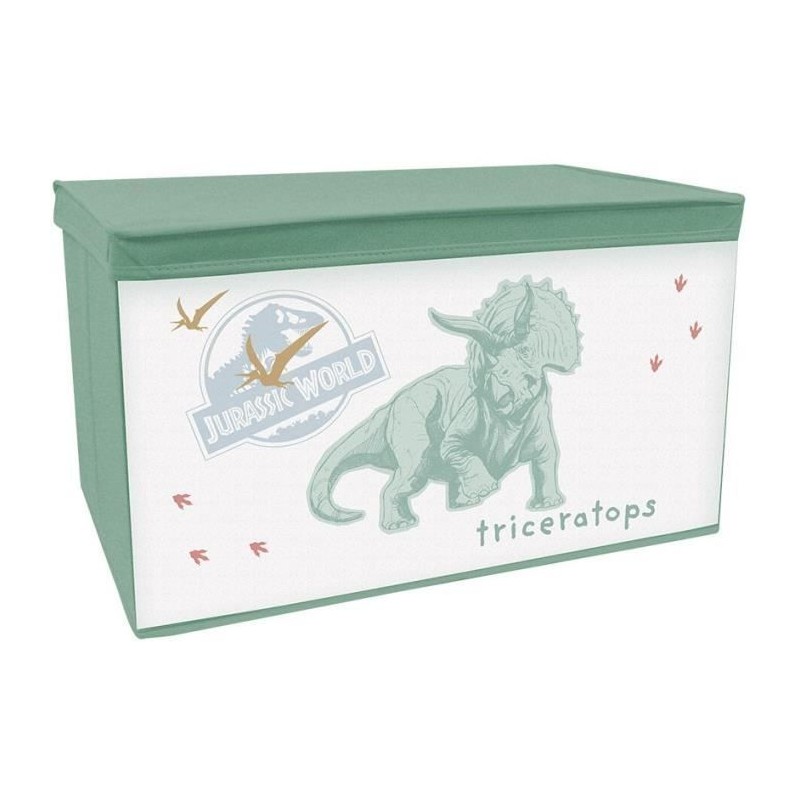 FUN HOUSE Jurrasic World Coffre a jouets dinosaures - Pliable - 55,5 x 34,5 x...