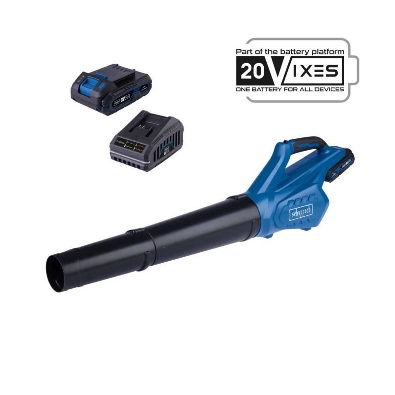 Pack SouffleurC-BL700-X -  - SCHEPPACH 20V IXES + batterie 2Ah + chargeur