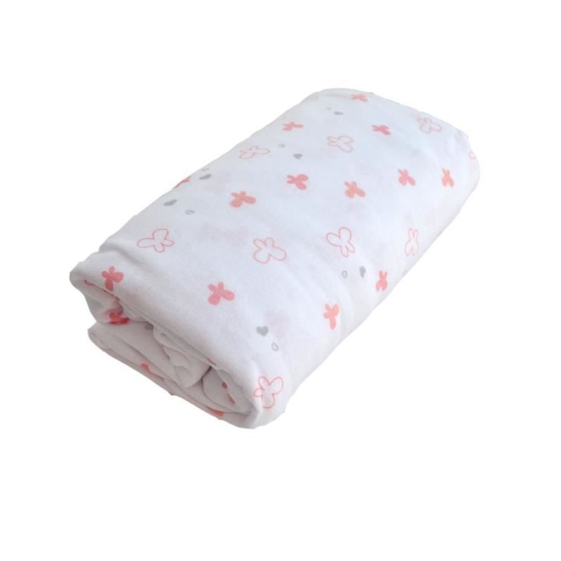 Drap housse - DOMIVA - LAPINOU - Imprimé - 60x120 cm