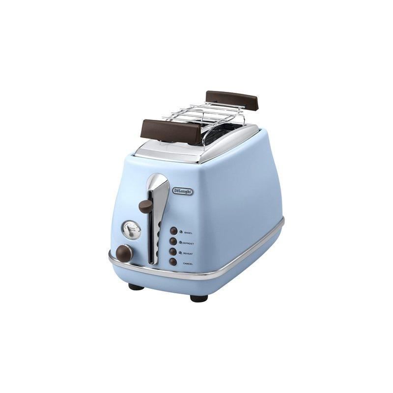 Grille Pain Icona Vintage - DELONGHI CTOV 2103.AZ - 2 fentes - 6 positions - ...