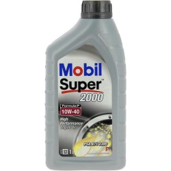 Huile moteur 10W-40 Synthétique - MOBIL - Super 2000 X1 - Formula-P  -bidon 5...