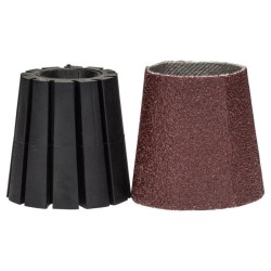Set porte-manchon et manchon abrasif Bosch - (Accessoire pour Texoro, Grain 8...