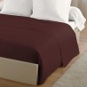Drap Plat - LOVELY HOME - 100% coton - 180 x 290 cm - Marron
