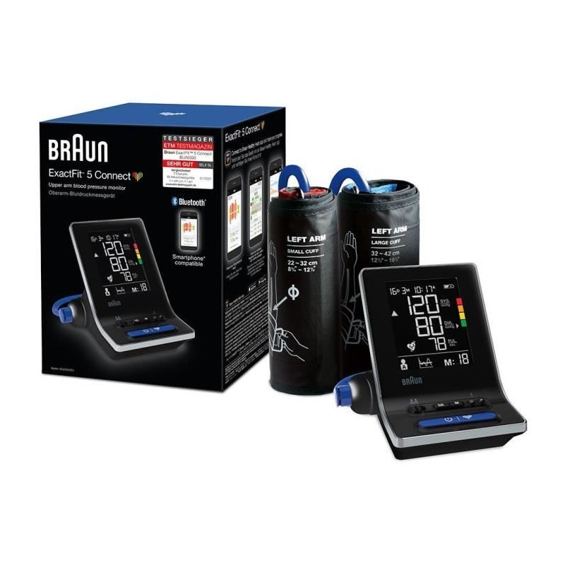 Tensiometre Braun Tensiometre intelligent ExactFit™ 5 Connect - BUA6350EU