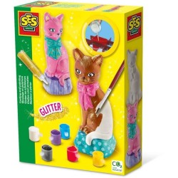 Moulage et peinture - Chat - Loisirs créatifs - SES CREATIVE - Pour