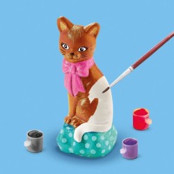 Moulage et peinture - Chat - Loisirs créatifs - SES CREATIVE - Pour