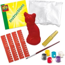 Moulage et peinture - Chat - Loisirs créatifs - SES CREATIVE - Pour