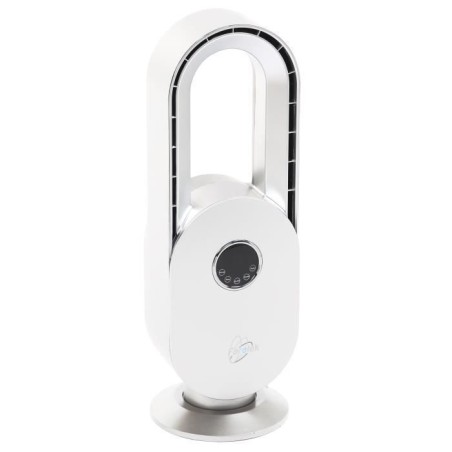 Ventilateur a poser sans pale - FARELEK - SILENT-AIR ARCH - 45W - Blanc et ar...