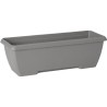 Jardiniere - GARDEN ID Teramo - Noir 60 cm - Solidité - Réserve d'eau intégré...