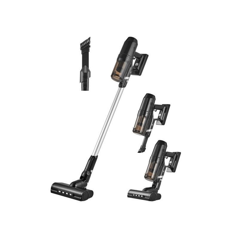 CONTINENTAL EDISON Aspirateur balai sans fil cevc120b  - 2 en 1 - 120 W - Noi...