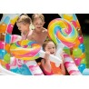 Aire de jeux Piscine enfant gonflable - INTEX - Royaume des bonbons - 295 x 1...