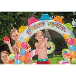 Aire de jeux Piscine enfant gonflable - INTEX - Royaume des bonbons - 295 x 1...