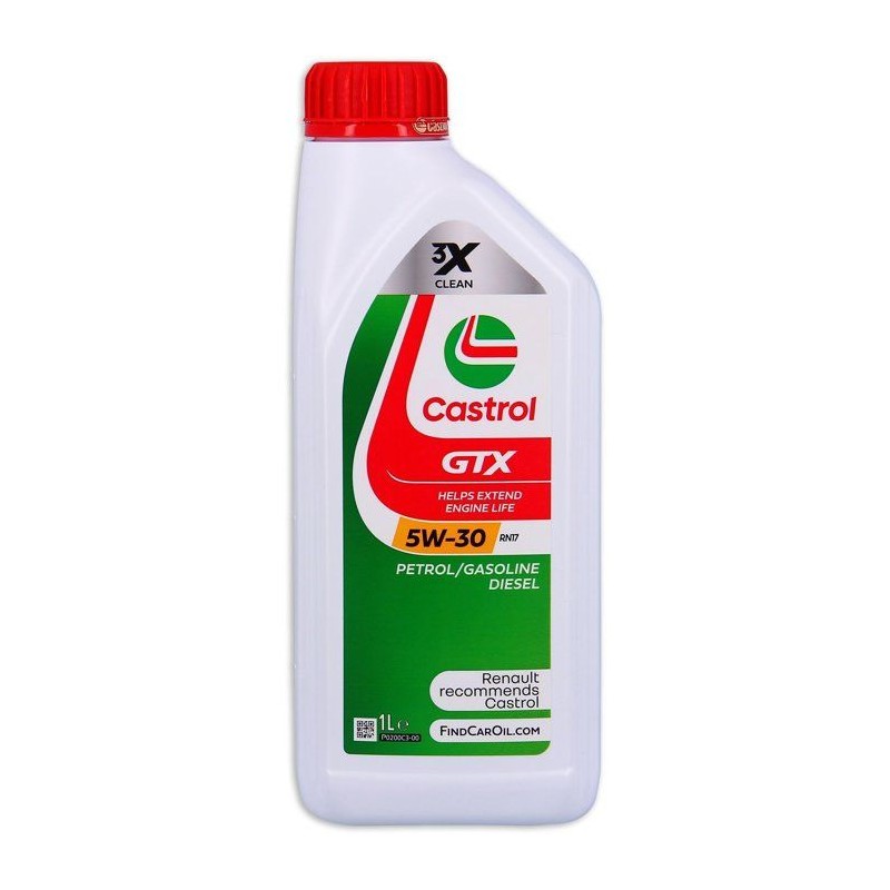 Huile moteur - CASTROL - GTX 5W-30 RN17 - 1L