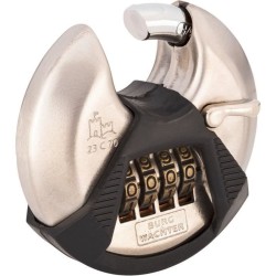 Cadenas cylindrique - BURG WACHTER - 23 C 70 SB - Acier inoxydable 70 mm, ouv...