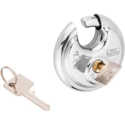 Cadenas cylindrique - BURG WACHTER - 21 70 SB - Acier inoxydable 70 mm, ouver...
