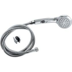 Pommeau de douche ROUSSEAU Heko - Flexible 1J ANTI CALCAIRE STOP'O chromé - G...