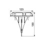 Spot solaire en aluminium 15 lumens blanc chaud - GALIX - Classique - Energie...