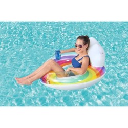 Bouée de natation - Bestway - Arc en ciel - Confortable - Colorée -