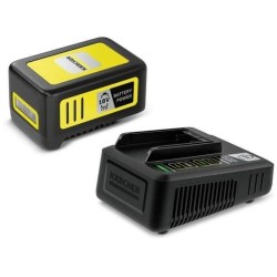 Batterie KARCHER Power 18V/5Ah avec chargeur secteur - Ecran LCD et grips ant...
