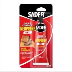 Colle contact néoprene gel extra forte - SADER - Tous matériaux - Prise imméd...