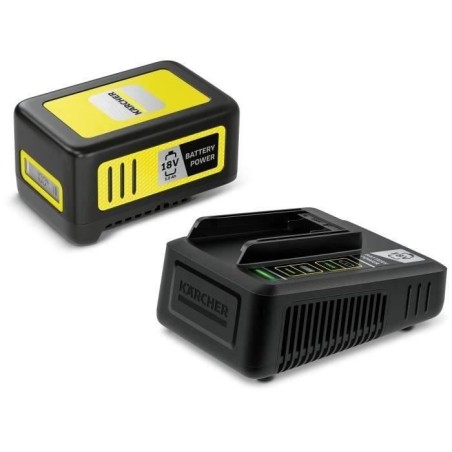 Batterie KARCHER Power 18V/5Ah avec chargeur secteur - Ecran LCD et grips ant...