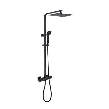 Colonne de douche OCEANIC - Mitigeur thermostatique - Pomme haute rectangle 3...