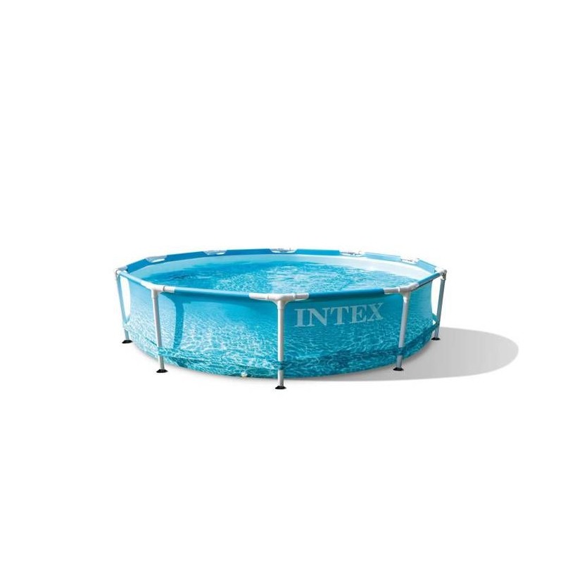 Kit Piscine hors sol tubulaire INTEX - Metal Frame - 305 x 76 cm - Ronde (Liv...
