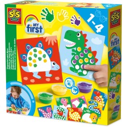 SES Creative - Hobby 1 - 4 - My first - Peinture au doigt dinosaures