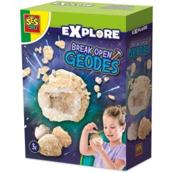 Géodes a ouvrir - SES CREATIVE - Explore - Cristaux naturels a
