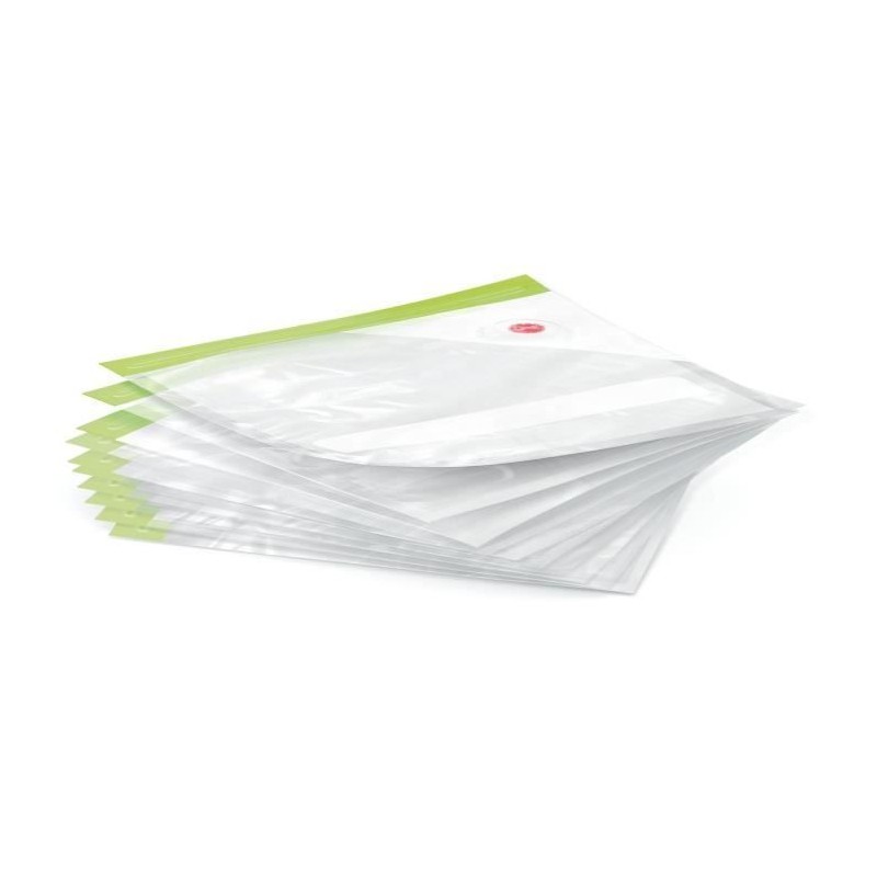 Sacs de congélation - BOSCH - MSZV0FB1 - Lot de 3 - 1,2 L - Fermeture a gliss...
