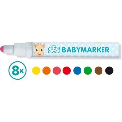 SES Creative - My first - Sophie la girafe - Feutres pour bébé -