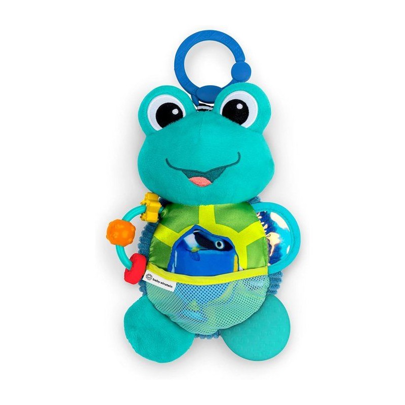 BABY EINSTEIN NEPTUNE Peluche doudou bébé tortue, multisensoriel, cadeau bébé...