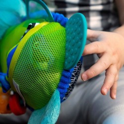 BABY EINSTEIN NEPTUNE Peluche doudou bébé tortue, multisensoriel, cadeau bébé...