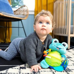BABY EINSTEIN NEPTUNE Peluche doudou bébé tortue, multisensoriel, cadeau bébé...