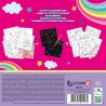 Cahier d'activités de coloriage a paillettes 3 en 1