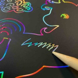 Cahier d'activités de coloriage a paillettes 3 en 1