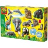 Moulage et peinture - SES CREATIVE - Hobby - Animaux - Plâtre Lavable