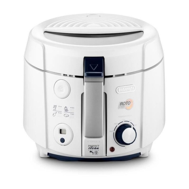 DELONGHI F38436 Friteuse électrique classique RotoFry - Blanc