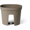 Pot balustrade - GARDEN ID Smile - Taupe 30 cm - S'adapte a toutes les balust...