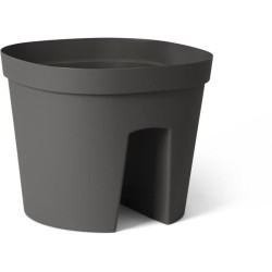 Pot balustrade - GARDEN ID Smile - Anth. 30 cm - S'adapte a toutes les balust...