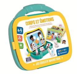 CLEMENTONI - Mallette magnétique - Corps et émotions - Apprentissage
