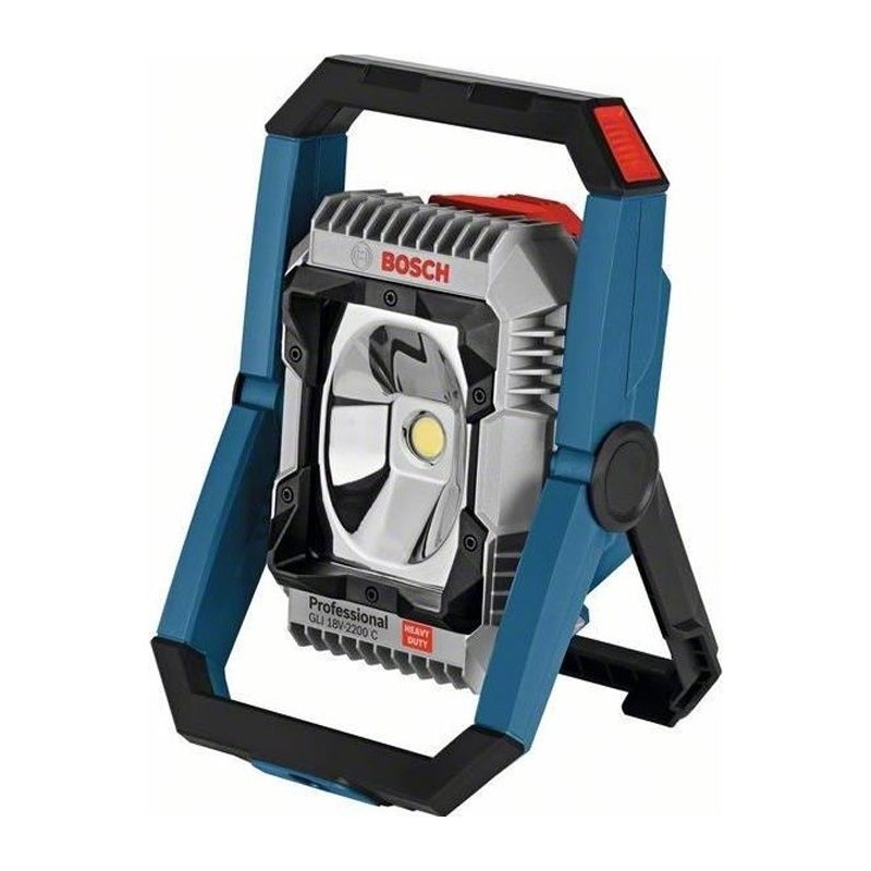 Lampe Bosch Professional GLI 18V-2200 C - Projecteur LED 2200 lumens - Sans b...