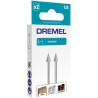 Fraises haute Vitesse - DREMEL - Lot de 2 (Acier, Ø 6,4mm, Sculpter et Graver)