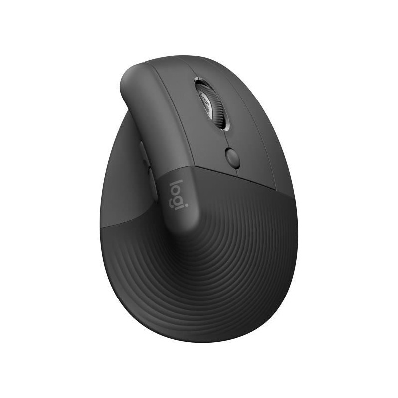 Souris - Sans Fil - Logitech - Lift Ergonomique Verticale - Graphite - Droitier