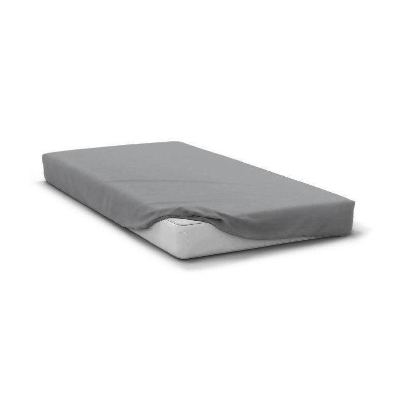 Drap Housse - HOME LINGE PASSION - HP71761 - 90 x 190 cm + 30 cm bonnet - Mic...